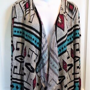 NWOT PINK BLUSH SIZE LARGE OPEN FRONT KNIT CARDI